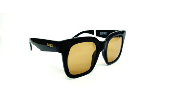 Óculos Solar EVOKE mod. Audrey A02 Acetato Brilhante Black